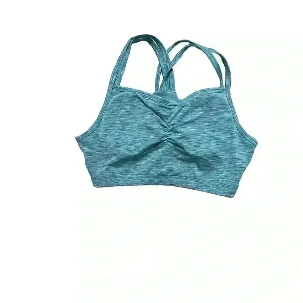 90 Degree Yoga Sports Bra Activewear with Multi Stamps  on back Size Med